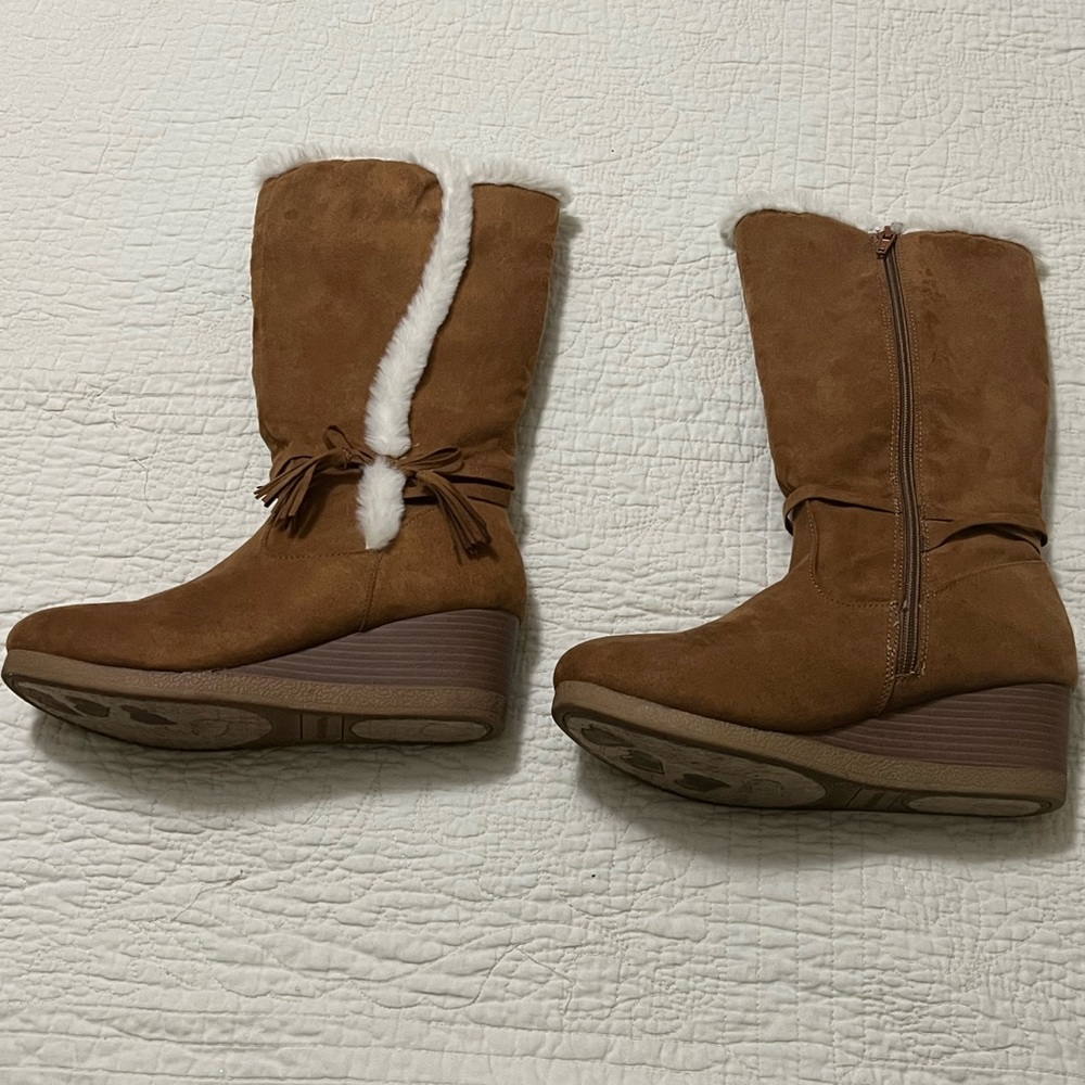 Brown Heeled Boots